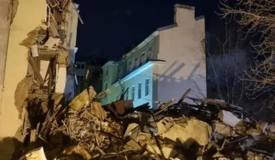 При обрушении дома на Гороховой улице в Петербурге пострадавших нет