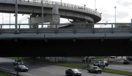 На внутреннем кольце КАД с 26 июня закроют две полосы на ремонт