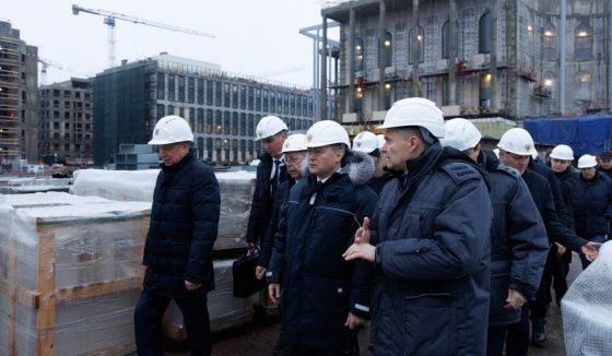 Краснов оценил ход строительства нового здания Верховного суда в Петербурге