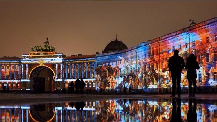 Эрмитаж покажет 3D-шоу на Дворцовой площади