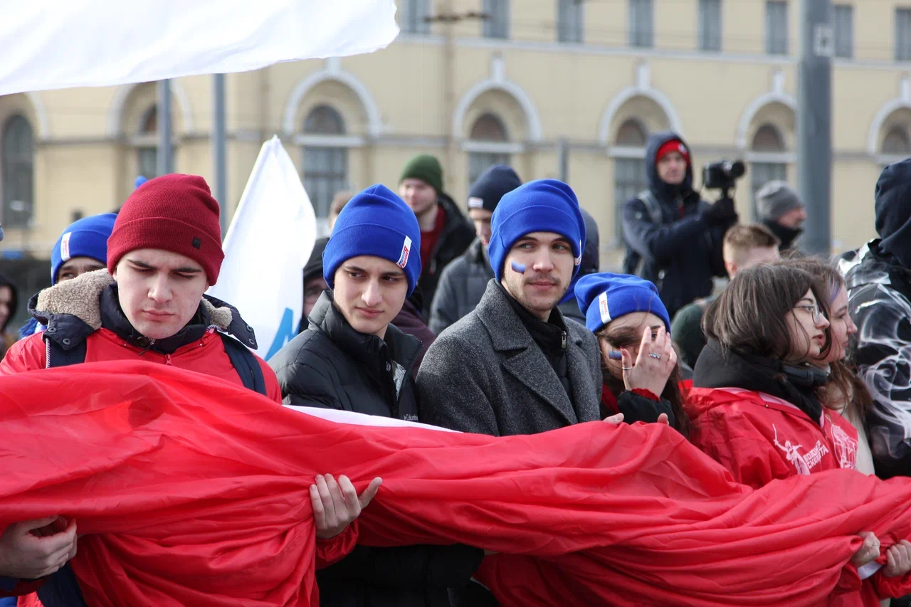 В Петербурге прошёл массовый флешмоб