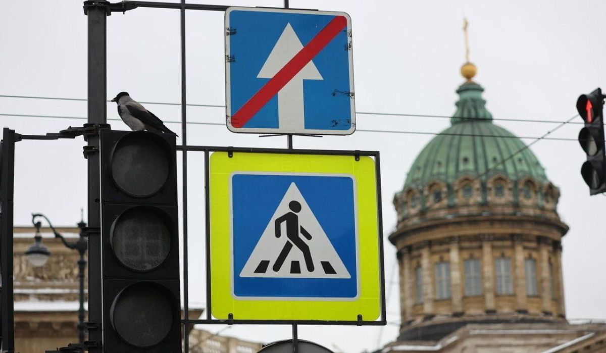 Новые дорожные знаки появились на Невском проспекте Питера