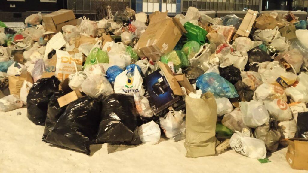Жители Петербурга возмущены качеством уборки контейнерных площадок