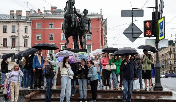 Неустойчивые воздушные массы продолжают господствовать в Санкт-Петербурге