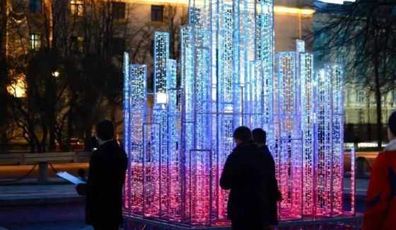 Сезон зимних фонтанов в Петербурге официально завершён