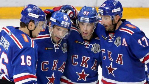Десять хоккеистов СКА вошли в состав сборной России по хоккею на Еврохоккейтур