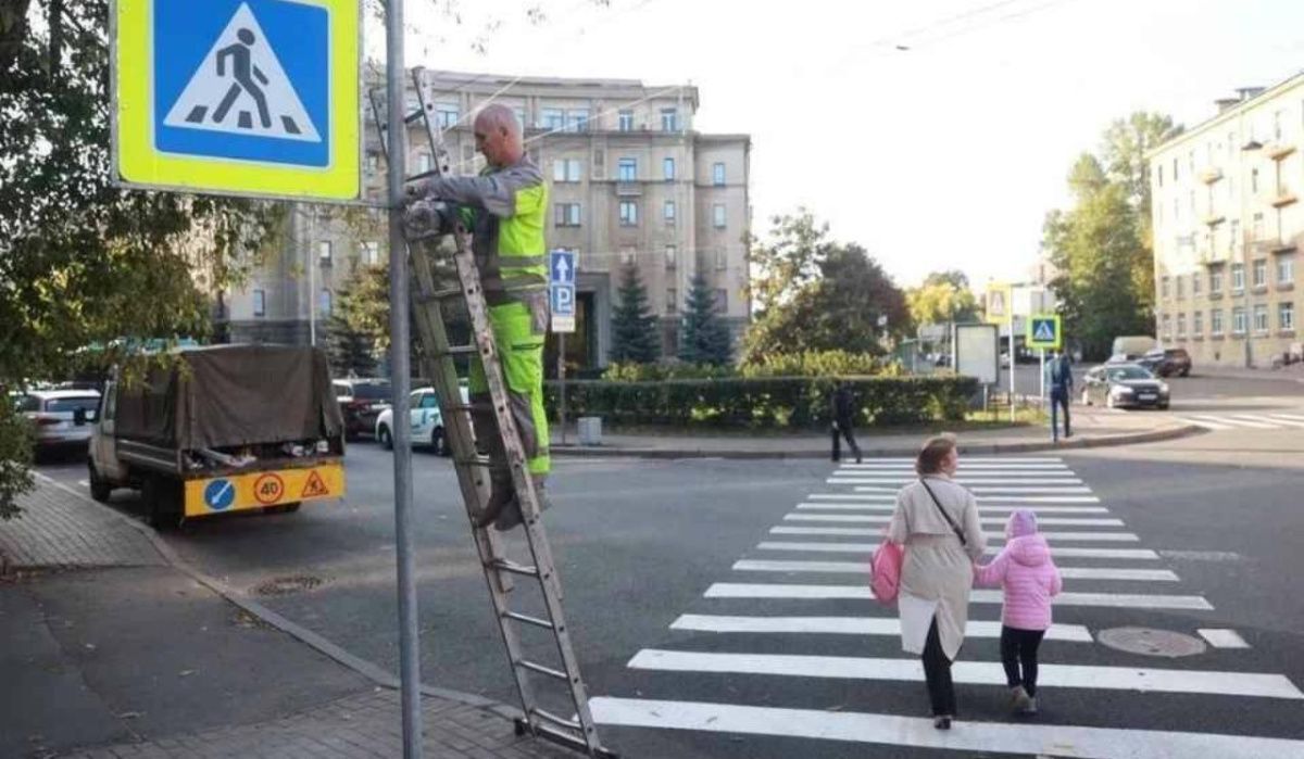 В Петербурге до конца года обустроят 60 новых пешеходных переходов