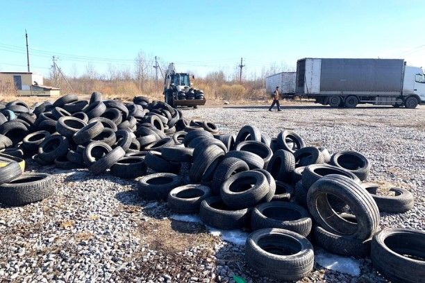 В Ленинградской области стартовала акция по утилизации шин 