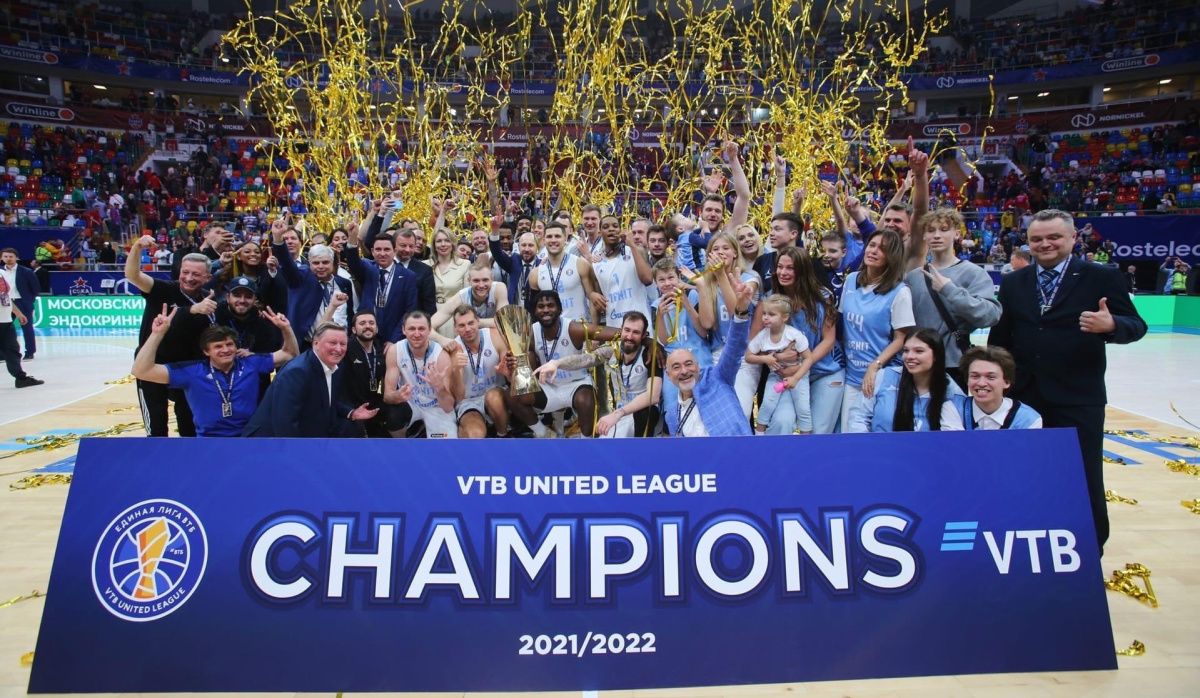 «Впервые в истории клуба»: баскетбольный «Зенит» забрал кубок Единой лиги ВТБ