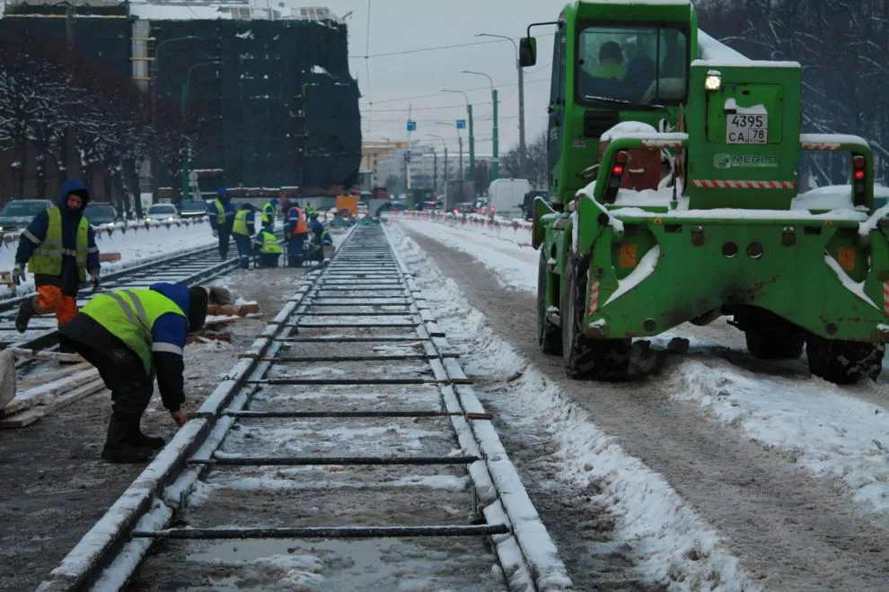 В Петербурге в 2024 году планируют отремонтировать 22 километра трамвайных путей