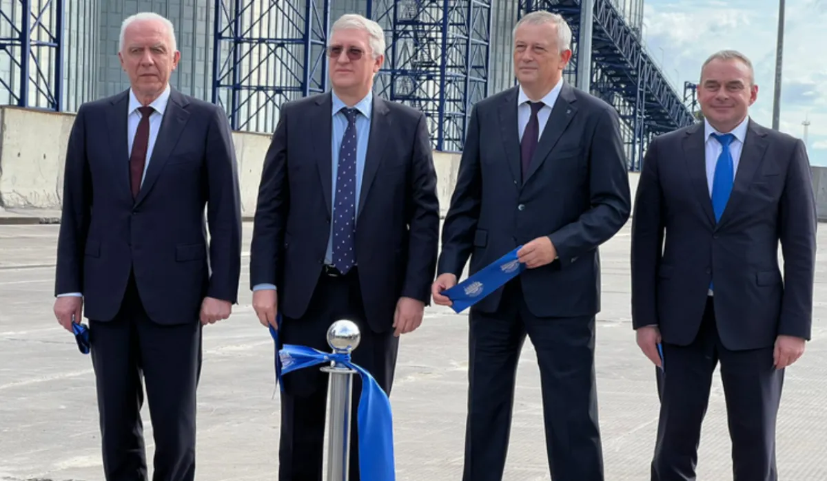 В Высоцке открыли первый глубоководный зерновой терминал на Балтийском море